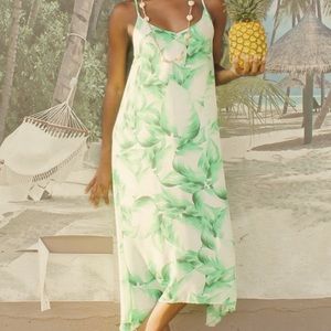 NWT Show Me Your Mumu Palm Print Low Back Dress